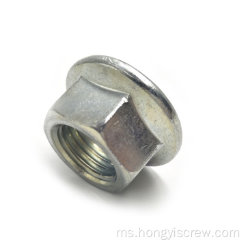 DIN 6923 Hexagon Serrated Face Nut dengan Flange